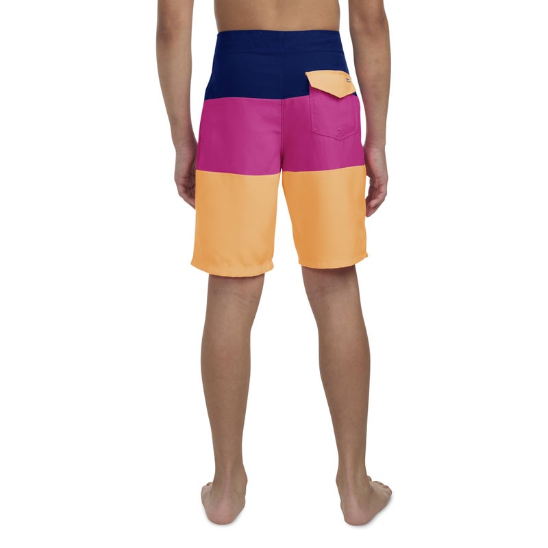 Hurley Boys' Big Classic Board Shorts, Blue/Pink/Orange, 10 - Image 5
